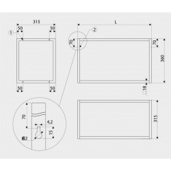 Estructura suspendida SR19-400