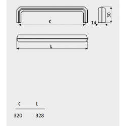 Tirador UU56, efecto de acero inoxidable