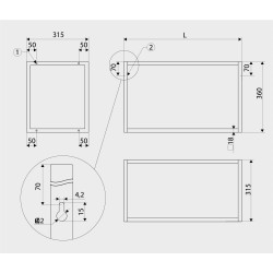 Estructura suspendida SR19-600